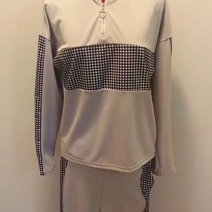 CBR Workout Jumpsuit Set Size Med